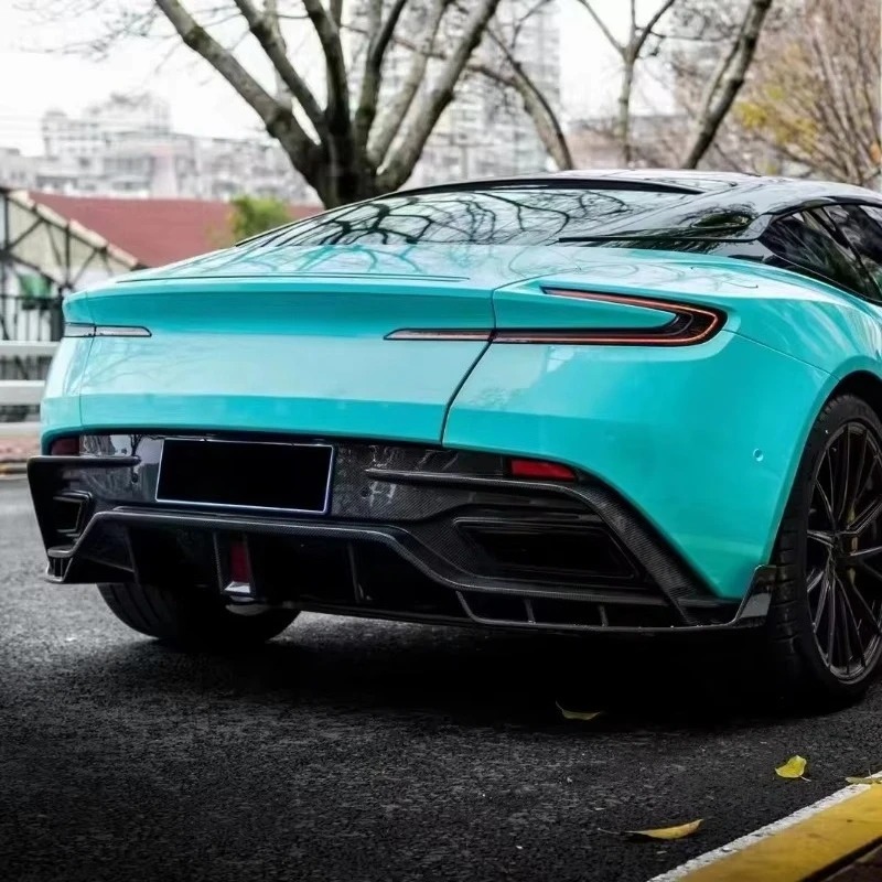 Used for DB11 Upgraded Version Pk Style Dry Carbon Fiber Small Surround Body Kit Front Lip Edge Rear Diffuser